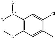 1-Chloro-4-Methoxy-2-Methyl-5-nitro-benzene Struktur