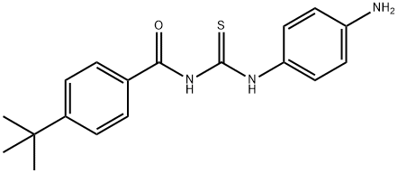 1-(4-AMino-phenyl)-3-(4-tert-butyl-benzoyl)-thiourea Structure