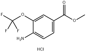 4-氨基-3-三氟甲氧基苯甲酸甲酯,1011531-66-0,结构式