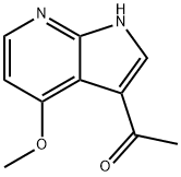 3-Acetyl-4-Methoxy-7-azaindole Structure