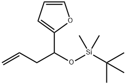 1-(tert-butyldiMethylsilyloxy)-1-(furan-2-yl)-but-3-ene Structure