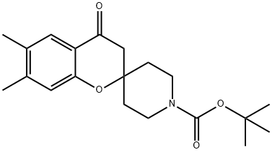 tert-butyl 6,7-diMethyl-4- oxo-3,4-dihydro-1η-spiro[chroMene-2,4'-piperidine]-1'-carboxylate
