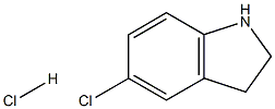 5-氯吲哚啉盐酸盐, 1013398-58-7, 结构式