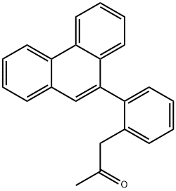 1-[2-(9-菲基)苯基]-2-丙酮,1013933-56-6,结构式