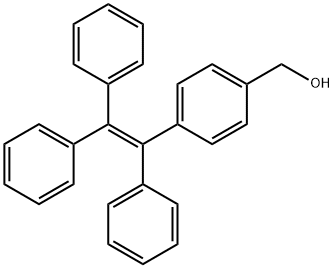 4-(トリフェニルビニル)ベンゼンメタノール 化学構造式