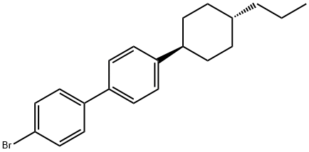 trans-4-broMo-4'-(4-propylcyclohexyl)biphenyl Struktur