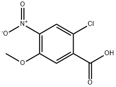 2-Chloro-5-Methoxy-4-nitro-benzoic acid,101581-13-9,结构式