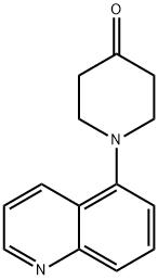1-quinolin-5-ylpiperidin-4-one 结构式