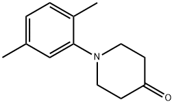 1-(2,5-dimethylphenyl)piperidin-4-one Structure