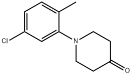1-(5-chloro-2-methylphenyl)piperidin-4-one Structure