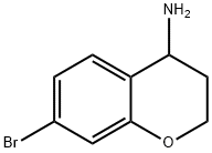 7-ブロモクロマン-4-アミン HCL 化学構造式