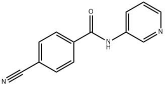 4-cyano-N-pyridin-3-ylbenzamide Structure