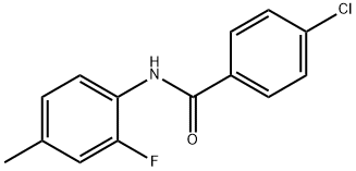 4-Chloro-N-(2-fluoro-4-Methylphenyl)benzaMide, 97% Struktur