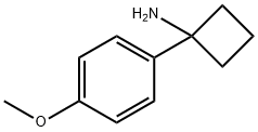 1-(4-Methoxyphenyl)cyclobutanaMine hcl Struktur