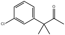 3-(3-氯苯基)-3-甲基丁-2-酮,1017478-92-0,结构式