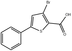 3-BroMo-5-phenylthiophene-2-carboxylic acid Structure