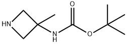 3-(BOC-氨基)-3-甲基氮杂环丁烷, 1018443-01-0, 结构式