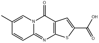 7-甲基-4-羰基-4H-吡啶并[1,2-A]噻吩并[2,3-D]嘧啶-2-羧酸, 1018571-51-1, 结构式
