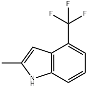 2-Methyl-4-trifluoroMethyl indole Structure