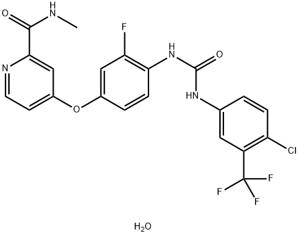 瑞格非尼一水合物, 1019206-88-2, 结构式