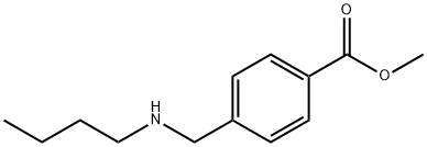 methyl 4-[(butylamino)methyl]benzoate Structure