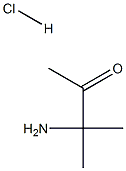 3-aMino-3-Methylbutan-2-one hydrochloride Structure
