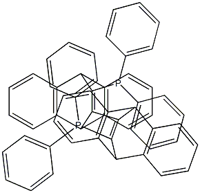 12,12'-Bis(diphenylphosphino)-9,9',10,10'-tetrahydro-11,11'-bi-9,10-ethenoanthracene, min. 98% CATPHOS Structure