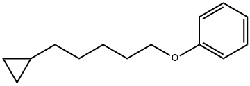 ((5-Cyclopropylpentyl)oxy)benzene Structure