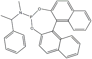 R-N-Methyl-N-[(1R)-1-phenylethyl]-Dinaphtho[2,1-d:1',2'-f][1,3,2]dioxaphosphepin-4-aMine Structure