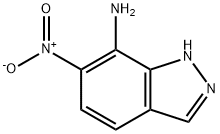 6-硝基-7-氨基吲唑,102170-03-6,结构式