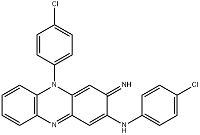 N,5-bis(4-chlorophenyl)-3-iMino-3,5-dihydrophenazin-2-aMine Structure