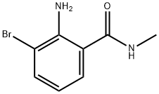 2-aMino-3-broMo-N-Methyl-benzaMide Structure