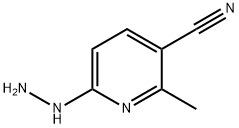 6-肼基-2-甲基氰吡啶盐酸盐 结构式