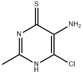 5-氨基-6-氯-2-甲基嘧啶-4-硫醇, 1023758-31-7, 结构式