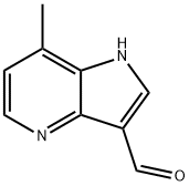 7-Methyl-4-azaindole-3-carbaldehyde Structure