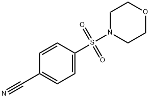 4-(morpholinosulfonyl)benzonitrile Struktur