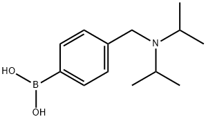 (4-((二异丙基氨基)甲基)苯基)硼酸, 1025900-35-9, 结构式