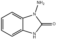 1-氨基-1H-苯并[D]咪唑基-2(3H)-酮 结构式