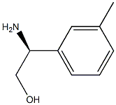 (S)-2-氨基-2-(间-甲苯基)乙醇 结构式
