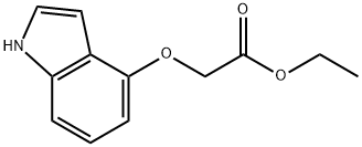Acetic acid, 2-(1H-indol-4-yloxy)-, ethyl ester Structure