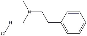 N,N-二甲基苯乙胺盐酸盐,10275-21-5,结构式