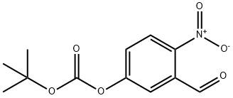 Carbonic acid tert-butyl ester 3-formyl-4-nitro-phenyl ester Structure