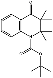 tert-Butyl 2,2,3,3-tetraMethyl-4-oxo-3,4-dihydroquinoline-1(2H)-carboxylate Struktur