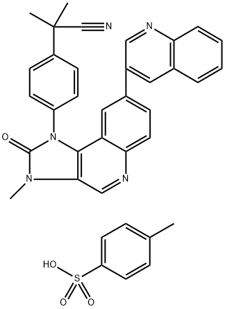 BEZ235 对甲苯磺酸盐,1028385-32-1,结构式