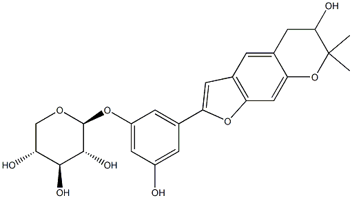 Mulberroside C Struktur