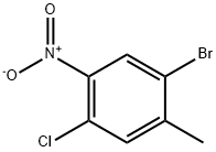 1-BroMo-4-chloro-2-Methyl-5-nitrobenzene Structure