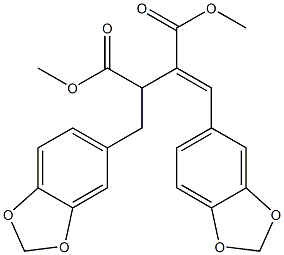 103001-05-4 (E)-(1,3-苯并二恶茂-5-甲基)(1,3-苯并二恶茂-5-亚甲基)丁二酸二甲酯