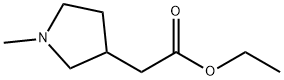 2-(1-甲基吡咯烷-3-基)乙酸乙酯, 103038-21-7, 结构式