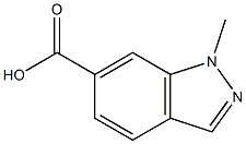 1-METHYL-1H-INDAZOLE-6-CARBOXYLIC ACID Structure