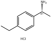 (1R)-1-(4-乙基苯基)乙胺盐酸盐, 1032149-84-0, 结构式